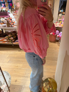 Blouse Palmboom - Roze