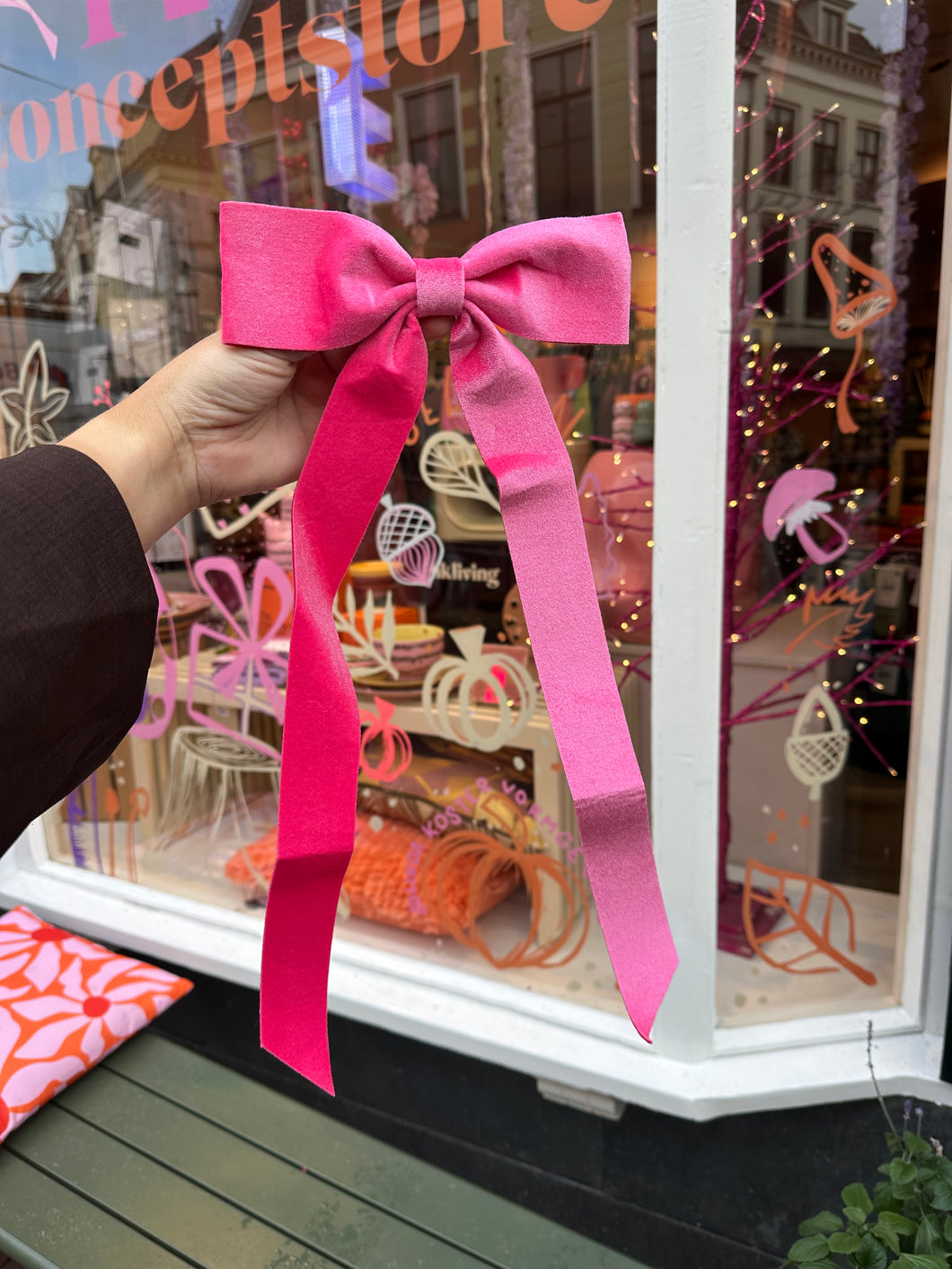 Kersthanger Strik - Roze