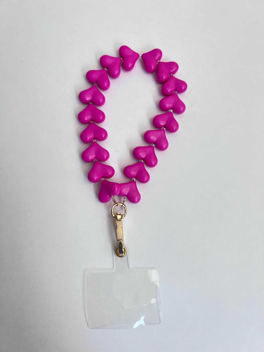 Telefoon hartjes - Roze