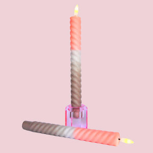 LED Swirl Kaars - Pure Bliss