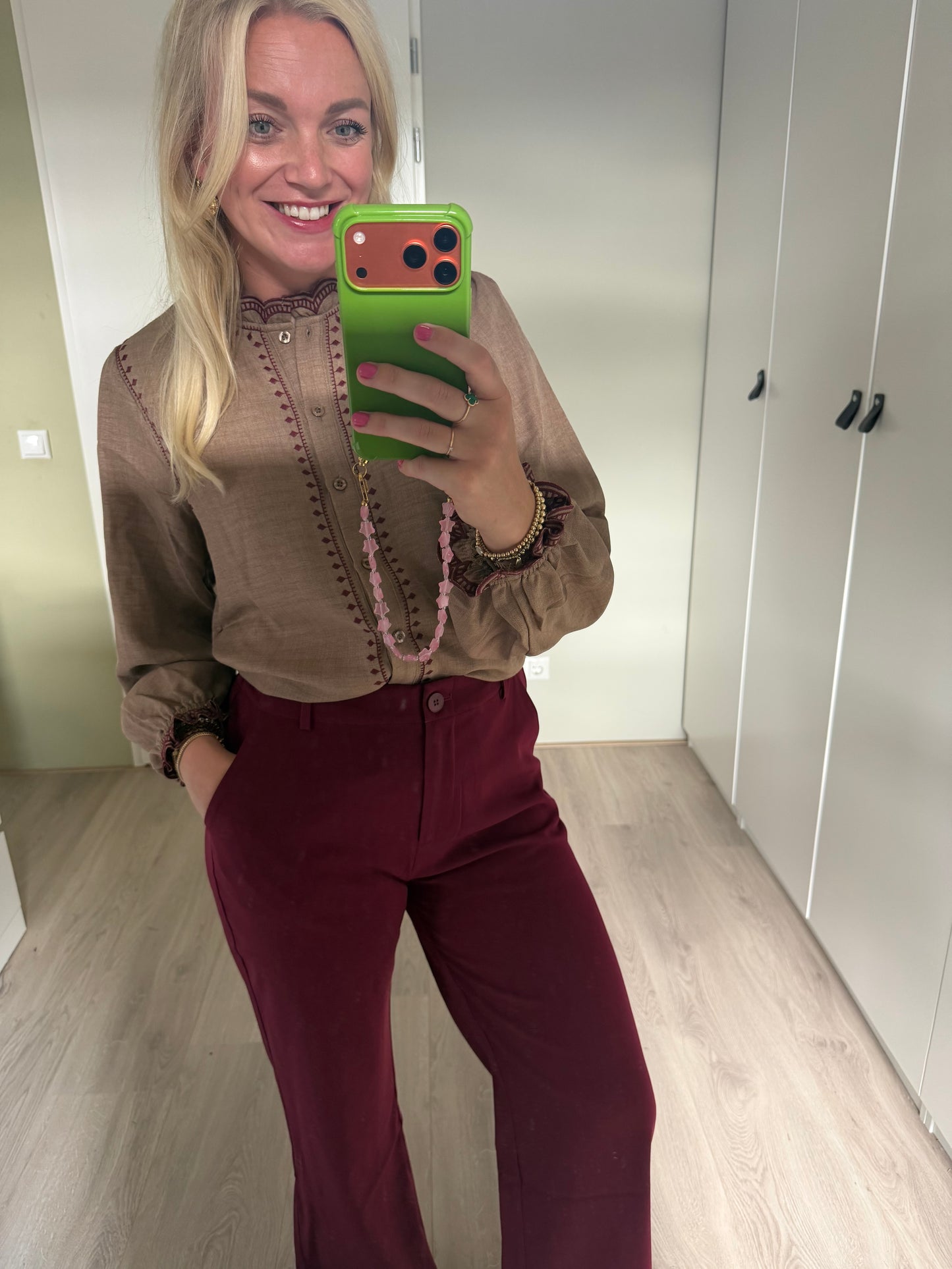Ydence Blouse Hannah - Taupe