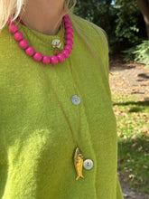 Afbeelding in Gallery-weergave laden, Vestje alpaca korte mouw - Lime groen
