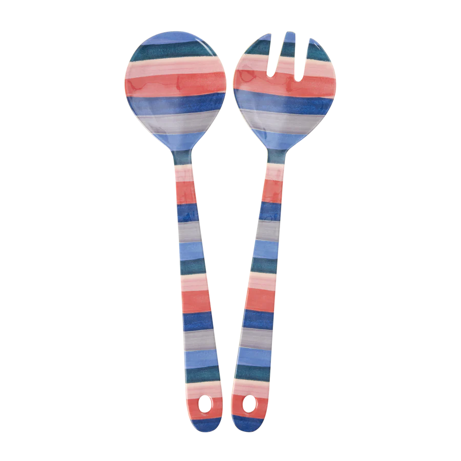 Rice - Salad servers Striped