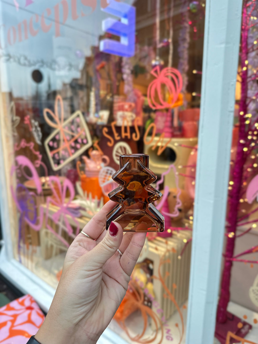 Kandelaar - Kerstboom Bruin