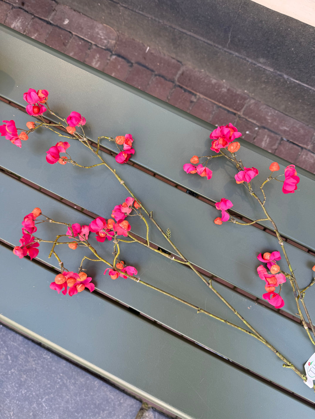 Zijdebloem tak - Roze/peach