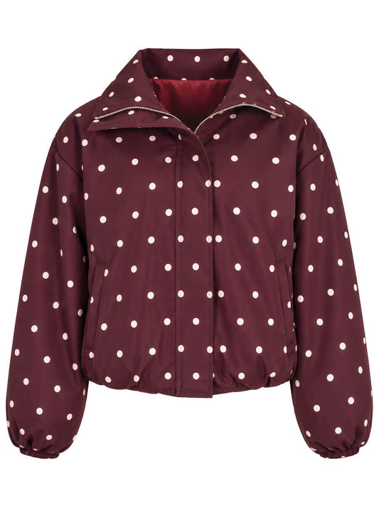 Jasje polkadot - Bordeaux
