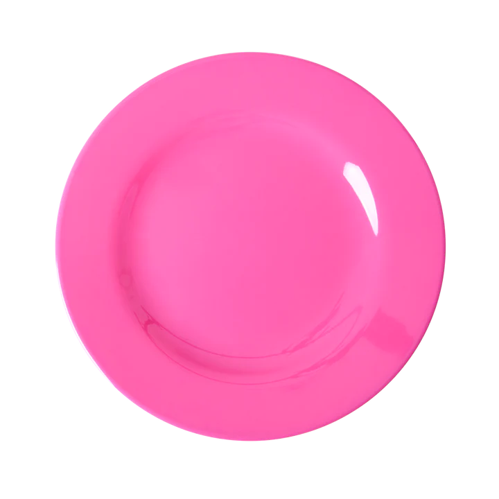 Melamine plate - Rice Fuchsia Roze
