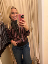 Afbeelding in Gallery-weergave laden, Vestje streep - Roze/donkerbruin
