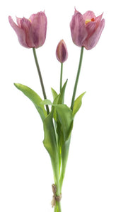 Real touch tulpen groot - Paars