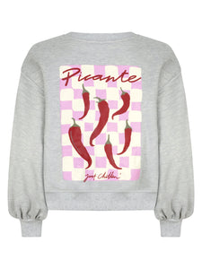 Ydence Sweater Just Chillin - Grey melange