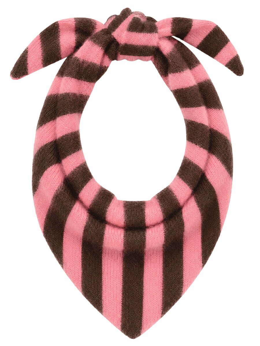 Sjaaltje - Roze met bruin