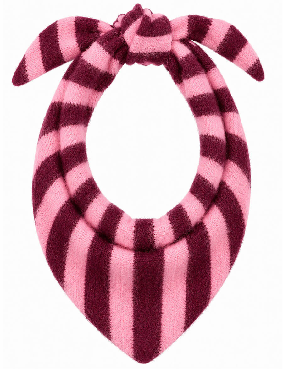 Sjaaltje streep - Roze/bordeaux