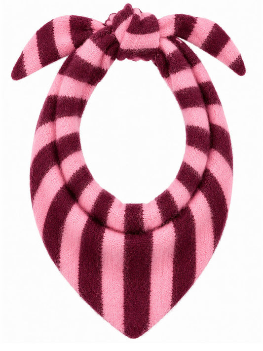 Sjaaltje streep - Roze/bordeaux