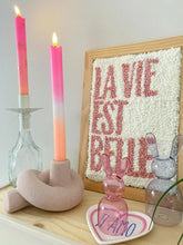 Afbeelding in Gallery-weergave laden, LED Pillar Kaars - Roze/Oranje
