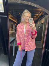 Afbeelding in Gallery-weergave laden, Jasje print - Roze/oranje
