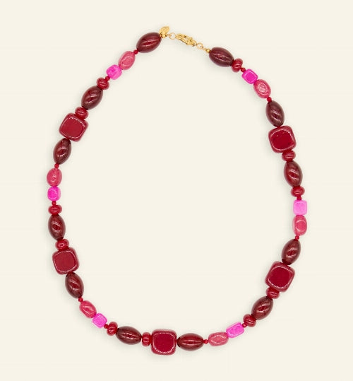 Mable ketting - Burgundy bloom