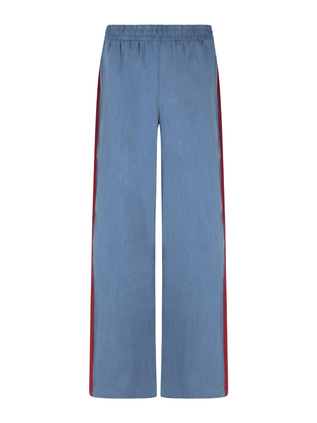 Ydence Pants Zizi - Denim blue / burgundy