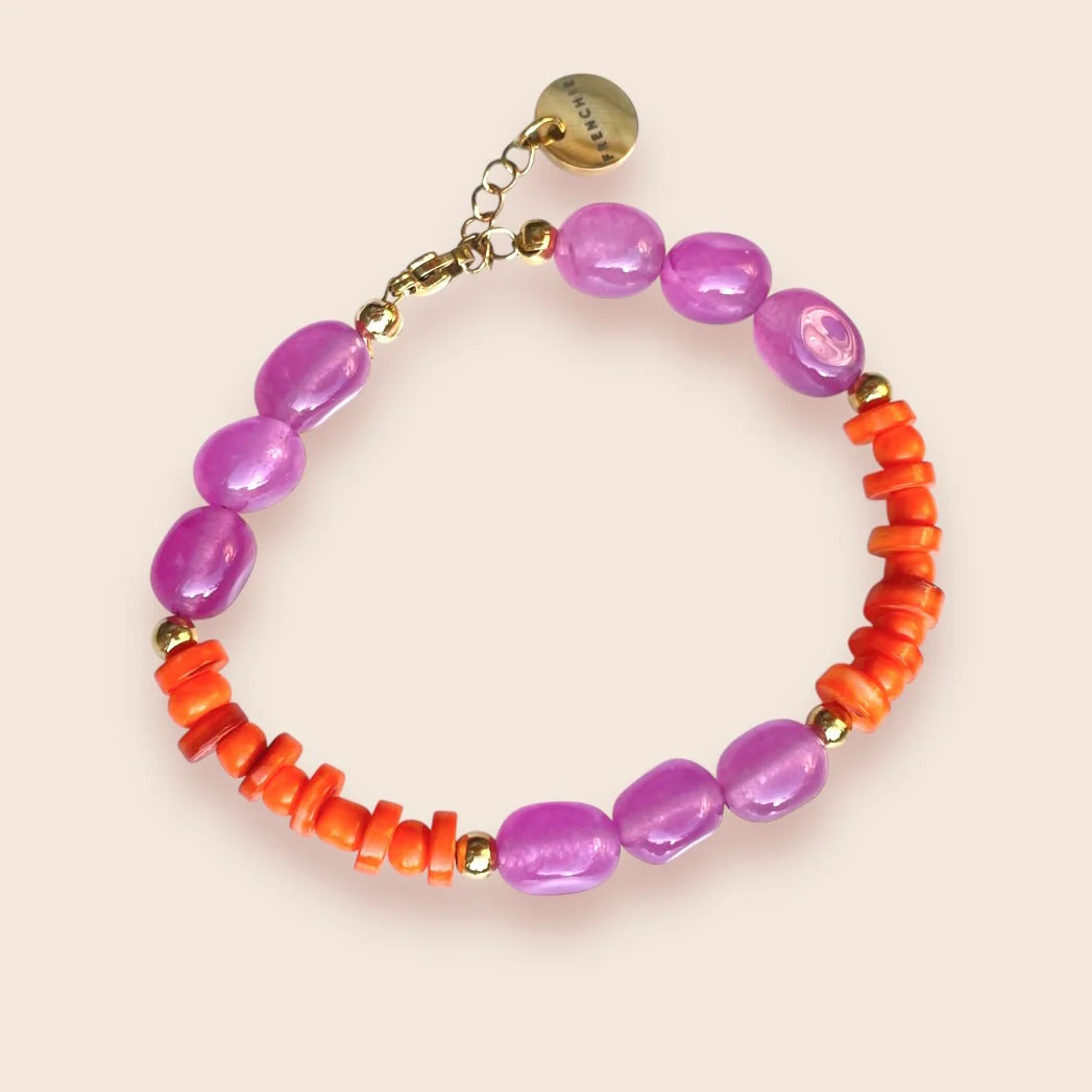 Studio Frenchie - Bracelet - Color Block Pink
