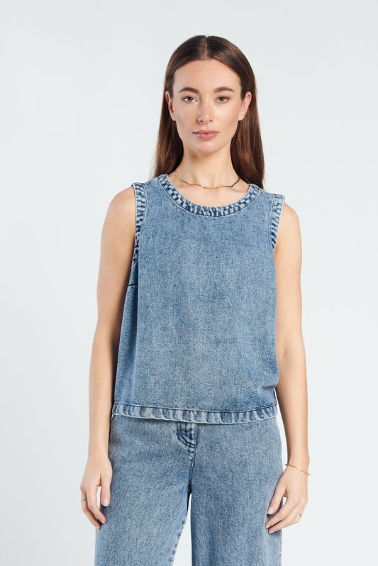 Spooq - Bekah top - Light blue