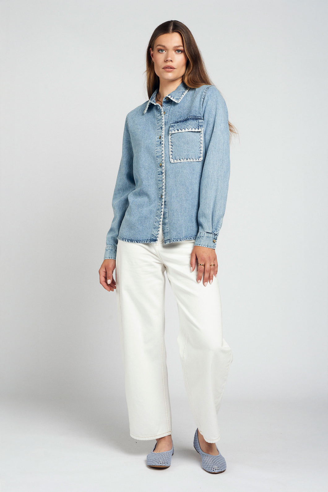 Spooq - Bes blouse - Denim