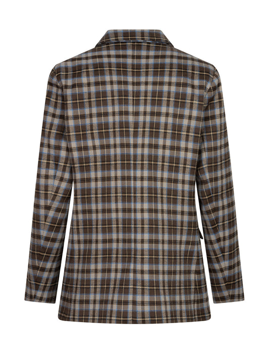 Ydence Blazer Novalee - Brown/blue check
