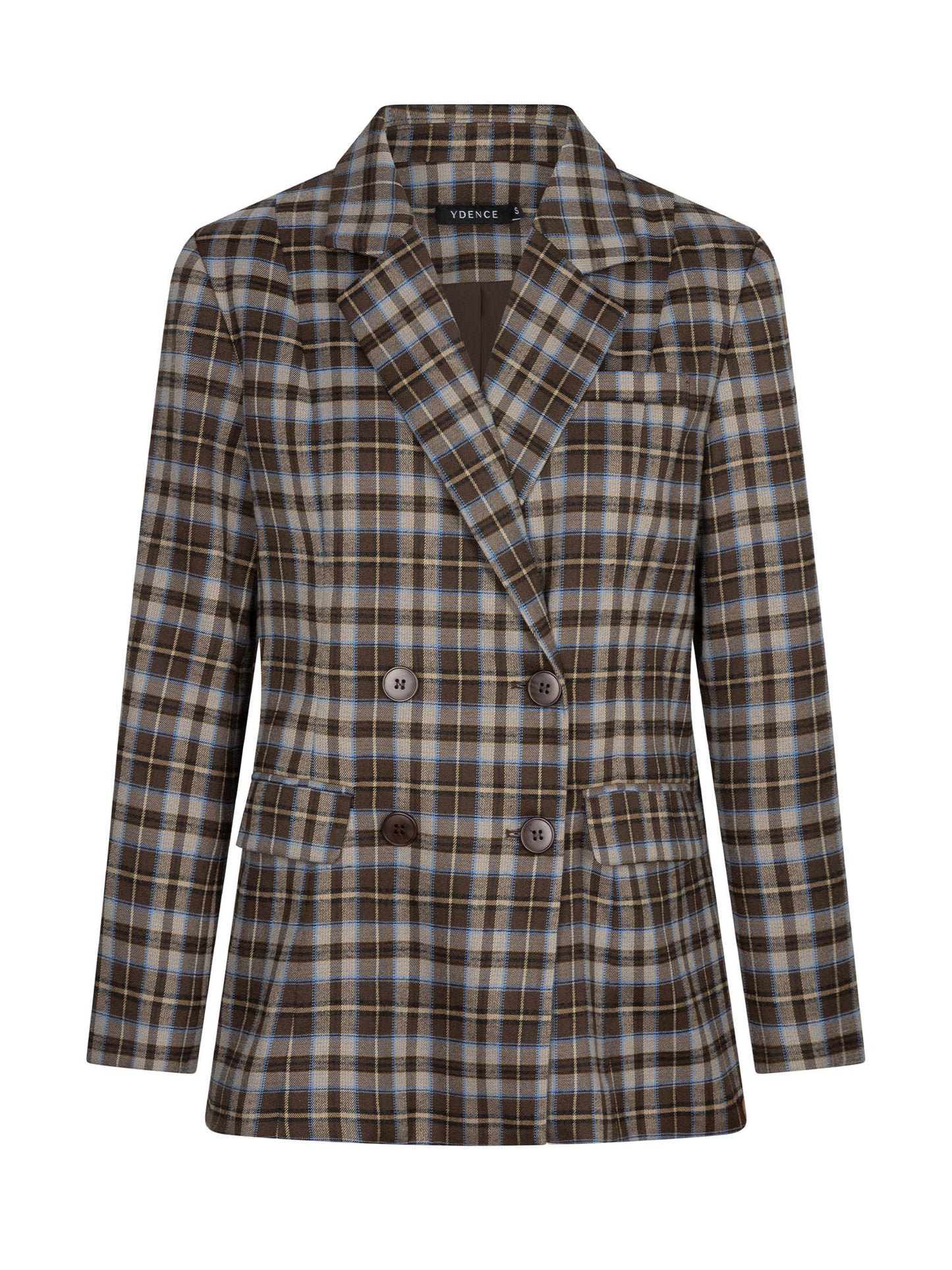 Ydence Blazer Novalee - Brown/blue check