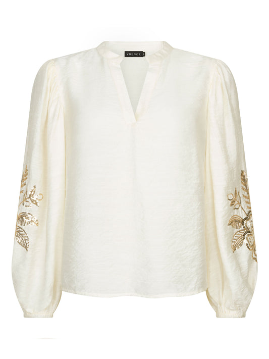 Ydence Blouse Rose - Ecru