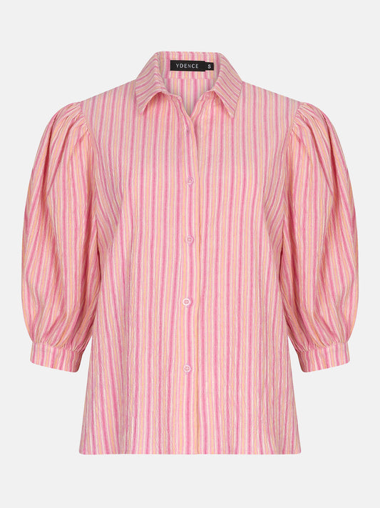 Ydence Blouse Annabella - Pink Stripes