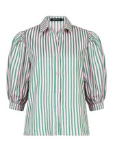 Afbeelding in Gallery-weergave laden, Blouse Annie - Pink/green
