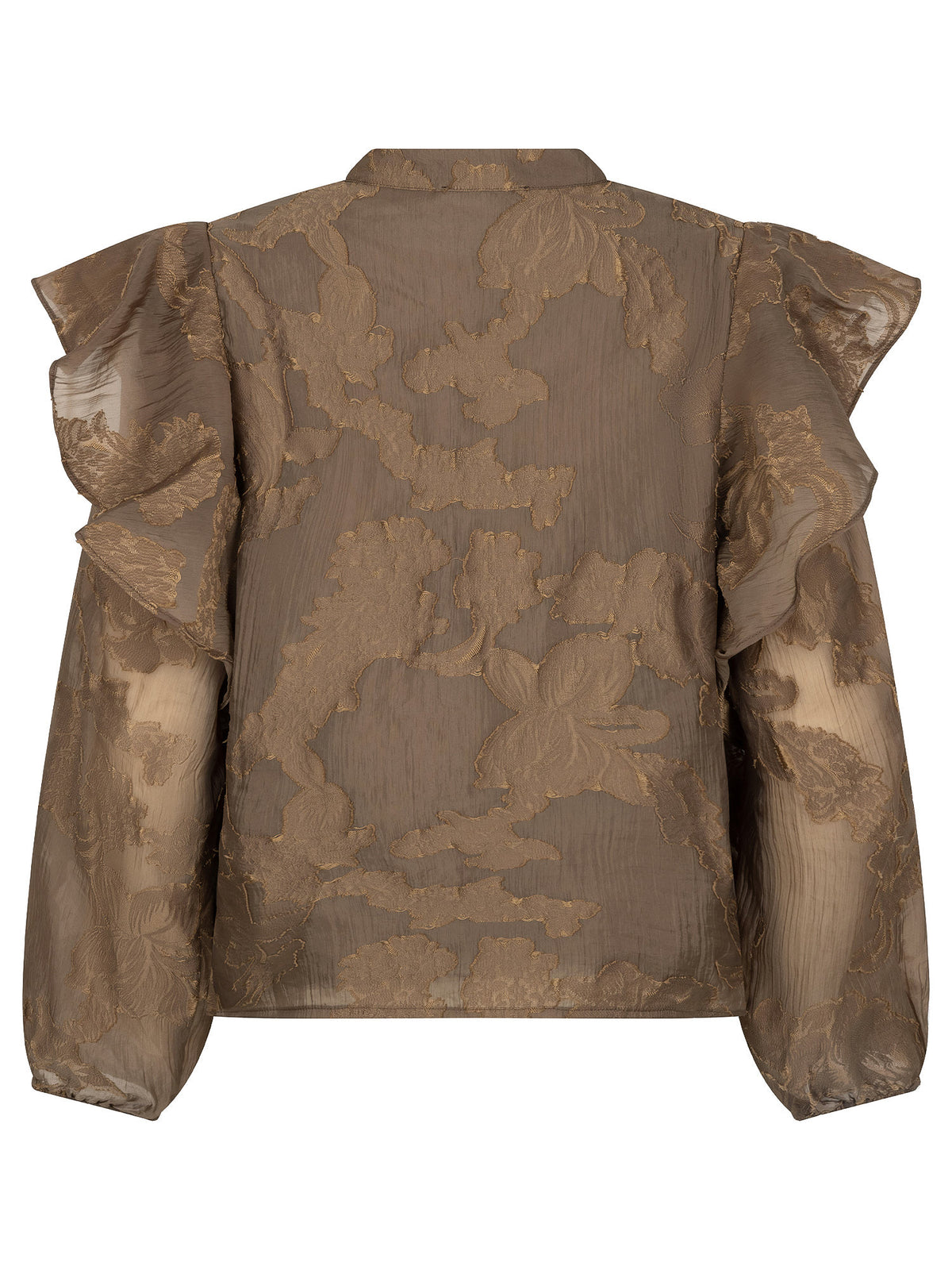 Ydence Blouse Gina - Coffee brown