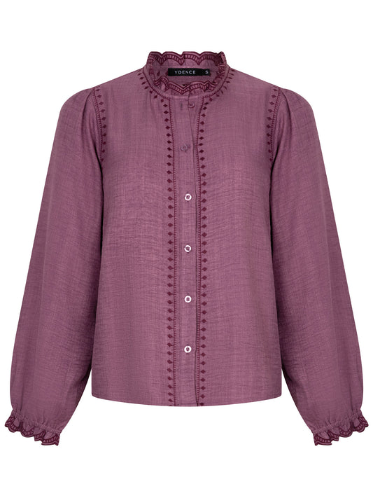 Ydence Blouse Hannah - Mauve