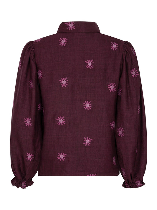 Ydence Blouse Jasmijn - Plum