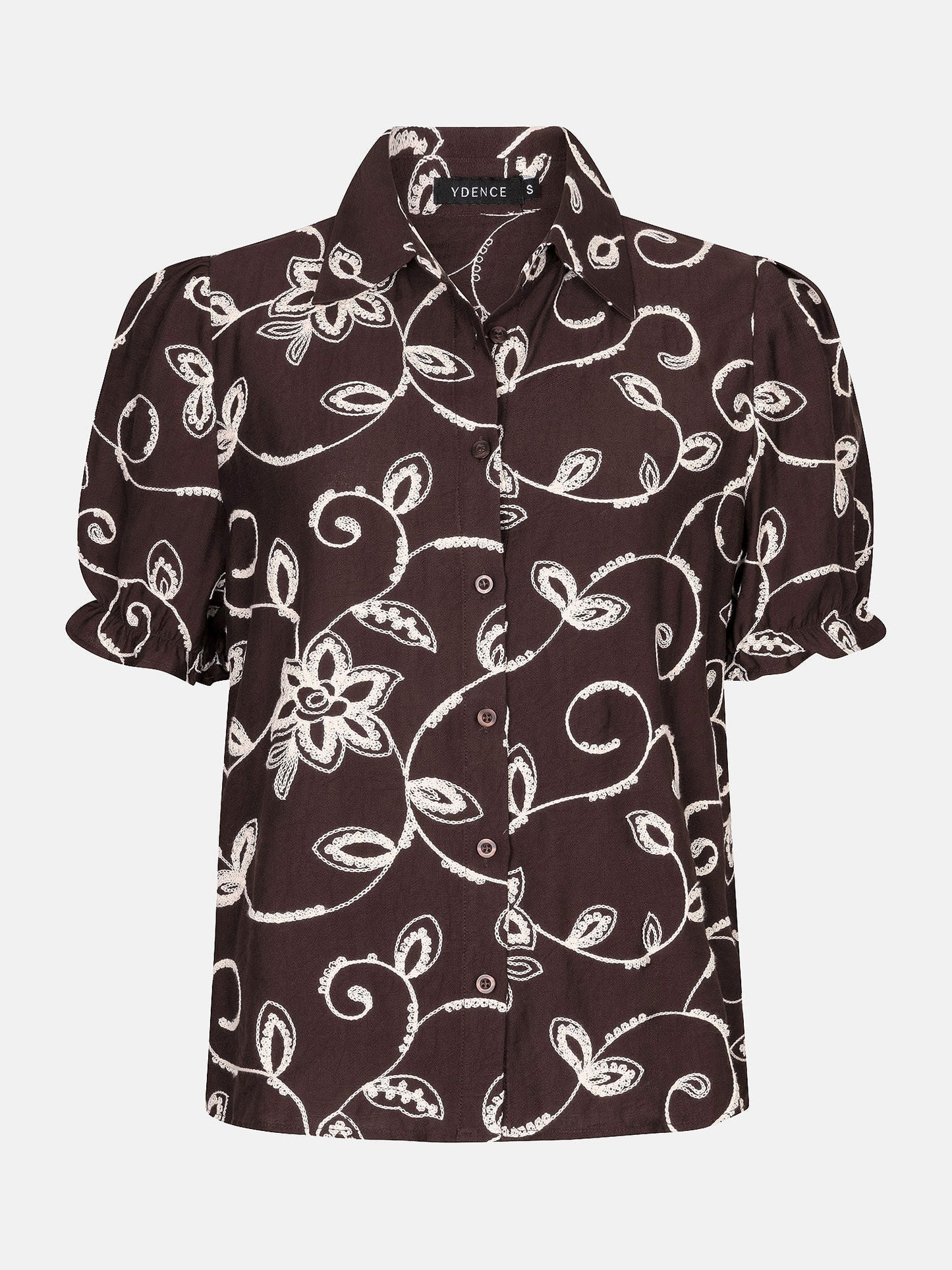 Ydence Blouse Leila - Dark Brown