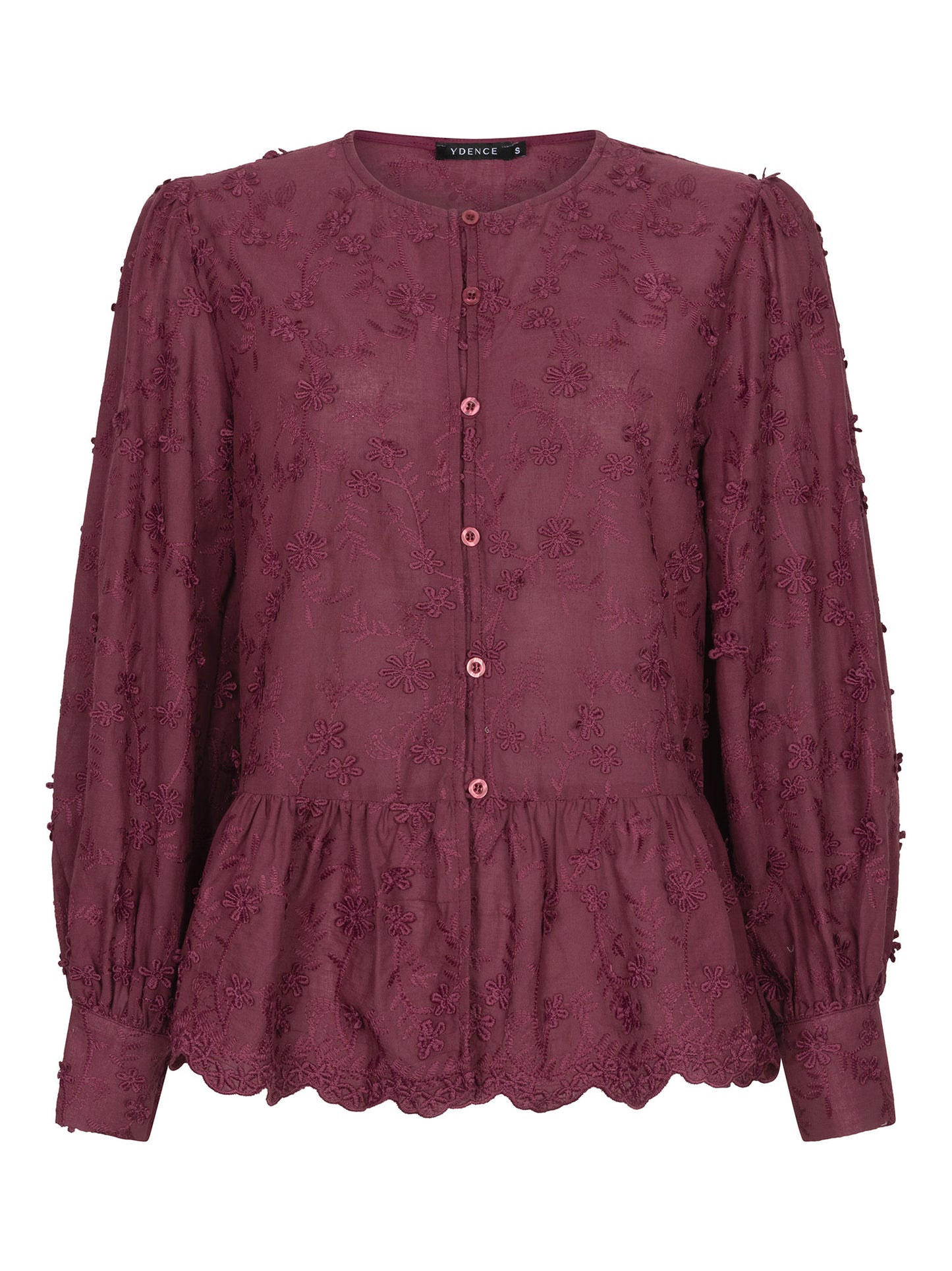 Ydence Blouse Marise - Dark Cherry