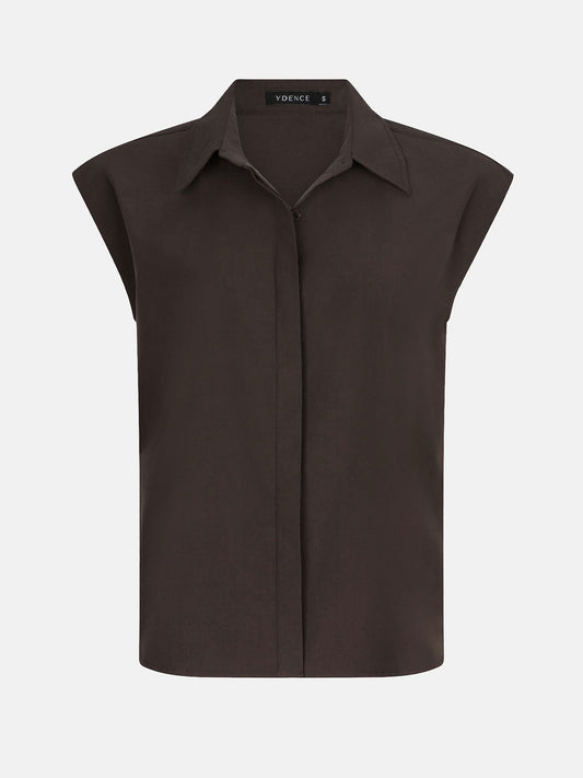 Ydence Blouse Sabrina - Dark Brown