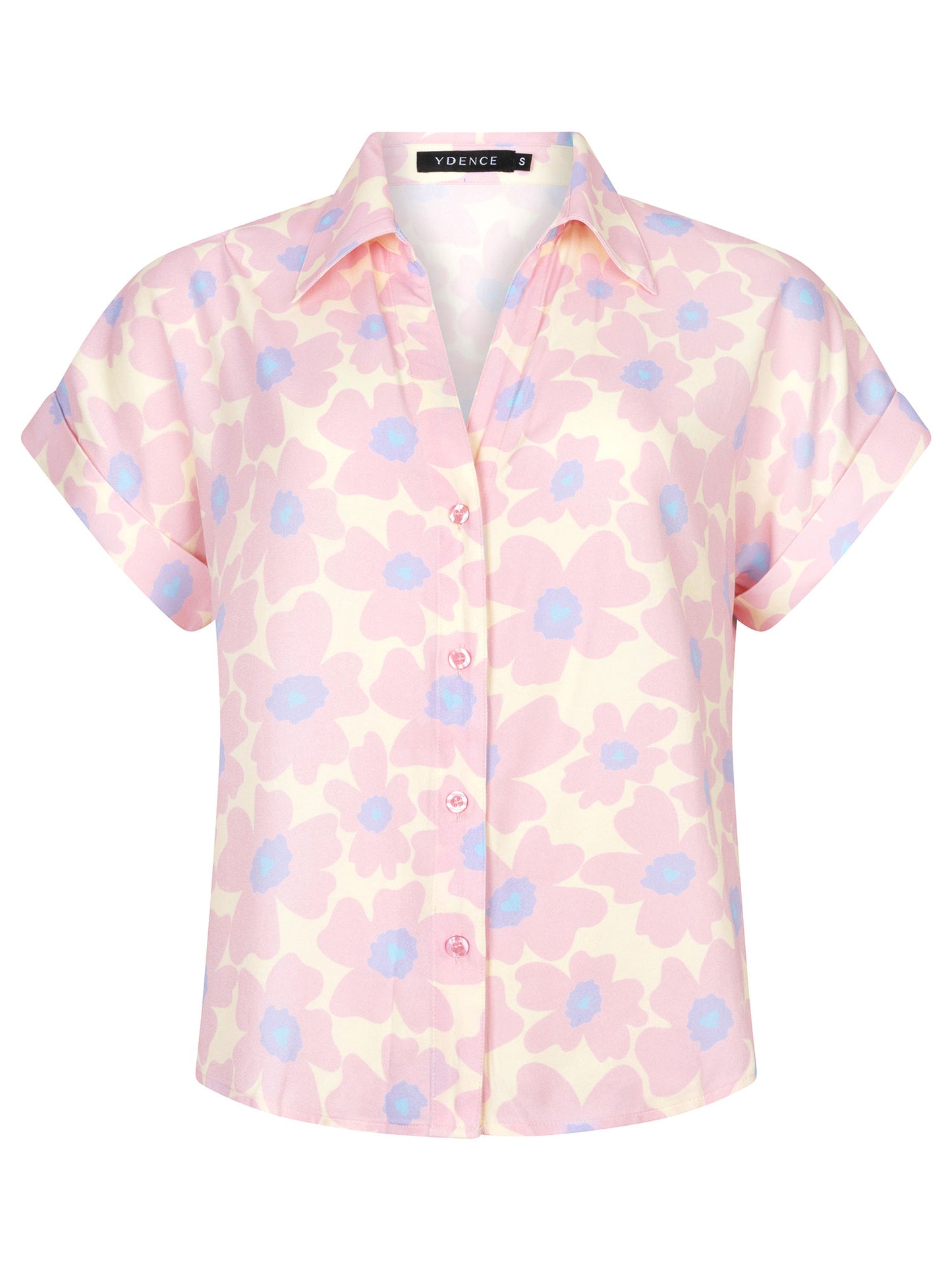 Ydence Blouse Tina - Soft pink flower