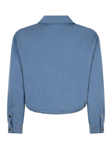 Ydence Blouse Kess - Denim blue/burgundy