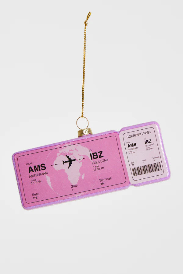 Yup in de boom - Boardingpass amsterdam/ibiza