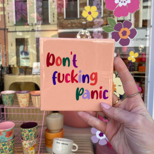 Tegeltje - Don't panic