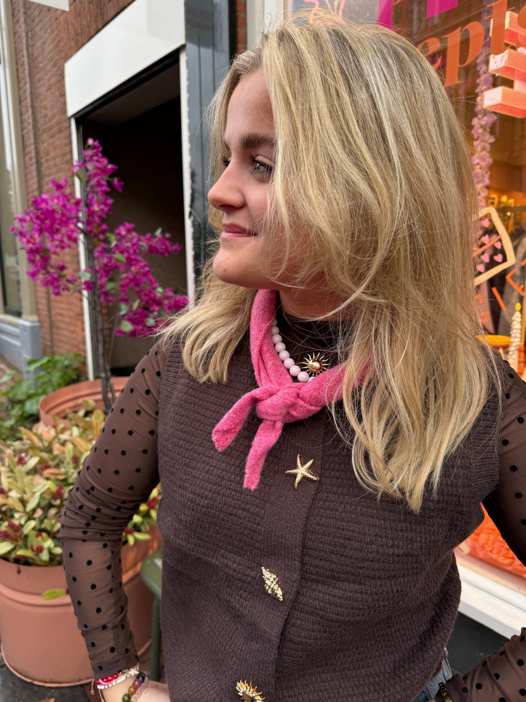 Sjaaltje klein - Fuchsia