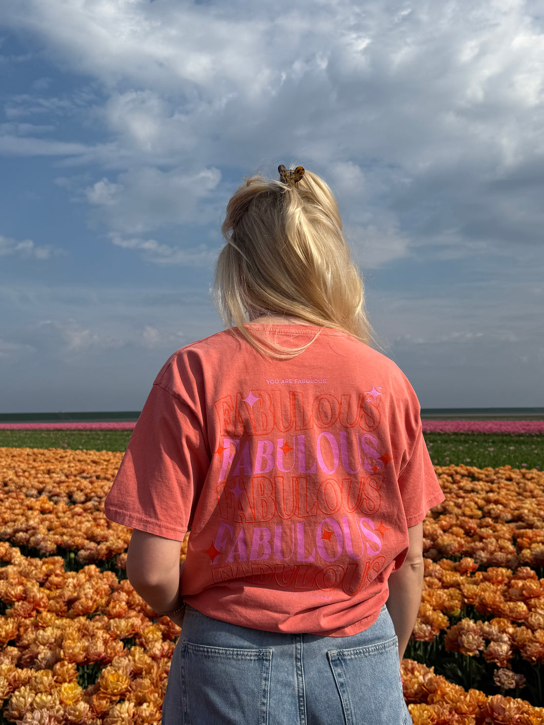 T-shirt Fabulous - Oranje