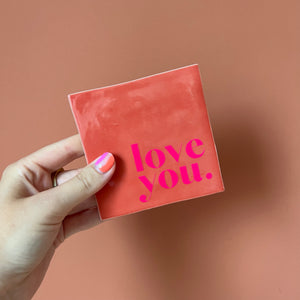 Tegel Love you - Koraal