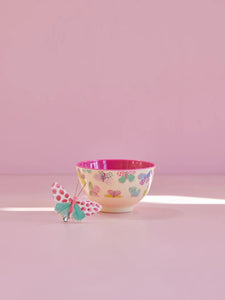 Melamine bowl small - Butterfly print