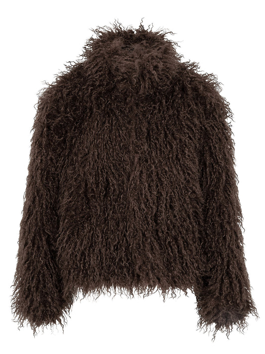 Ydence Coat Keesie - Chocolate brown