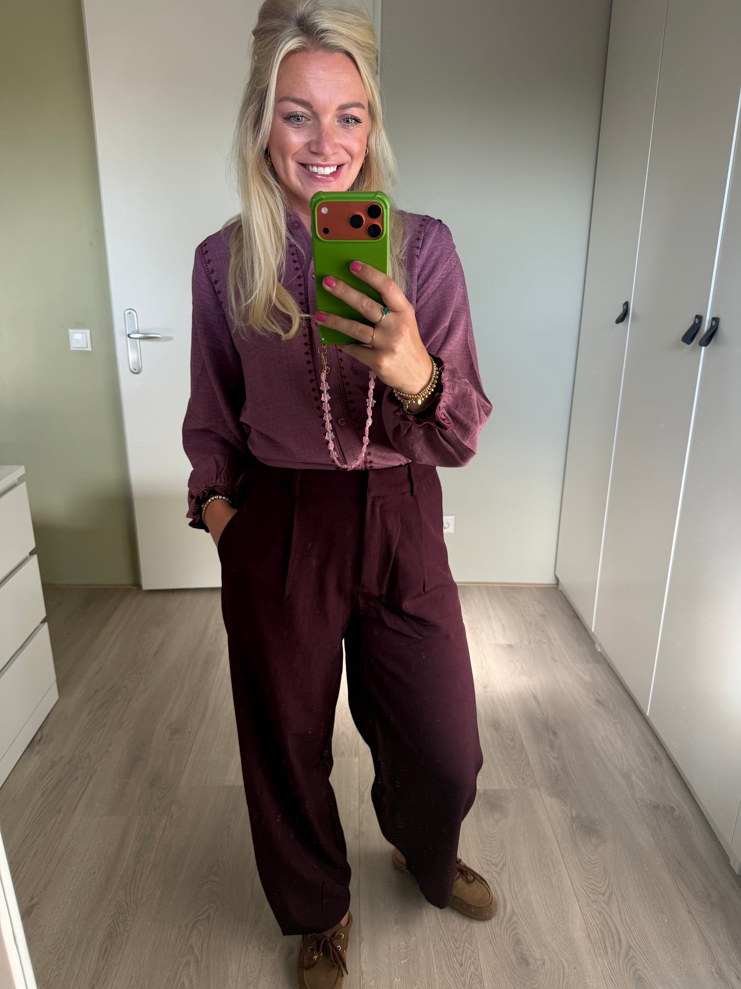 Ydence Blouse Hannah - Mauve