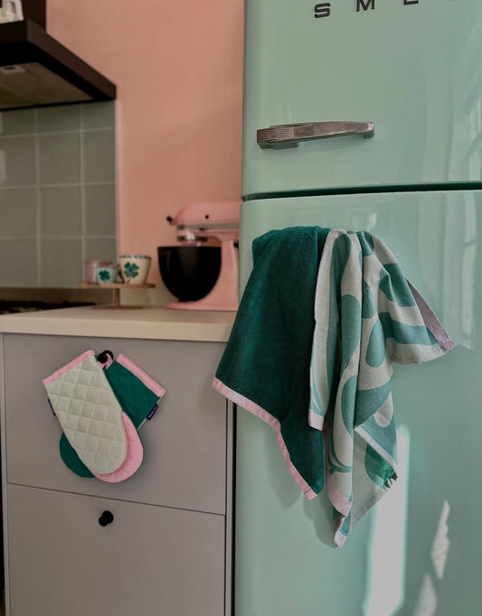 Lifa Home - Forest Dew Theedoek en Handdoek set