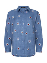 Afbeelding in Gallery-weergave laden, Ydence Blouse Gabia - Denim Blue
