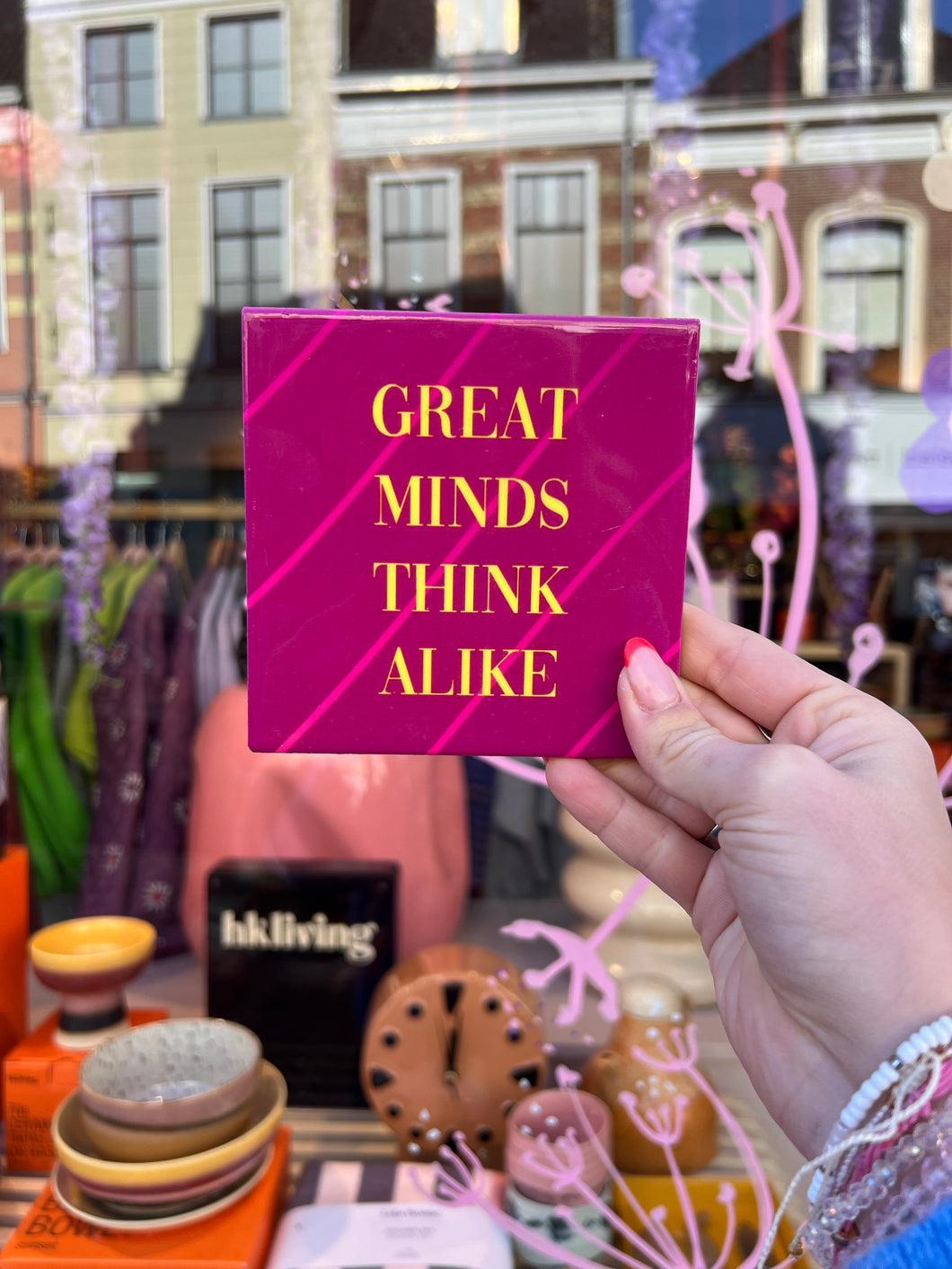 Tegeltje - Great minds