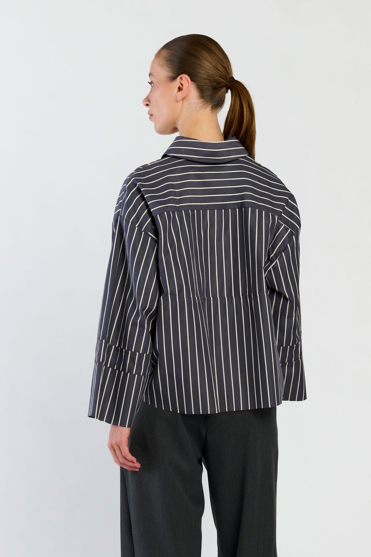 Spooq - Dora blouse - Grey stripe