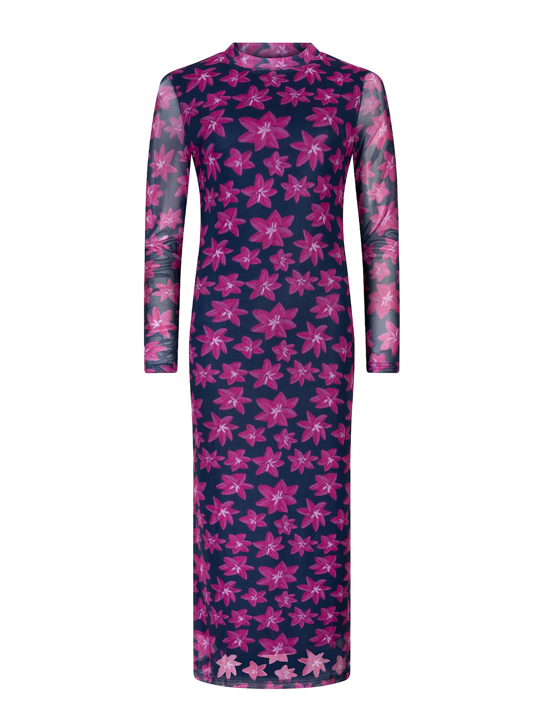 Ydence Dress Lauren - Navy flower